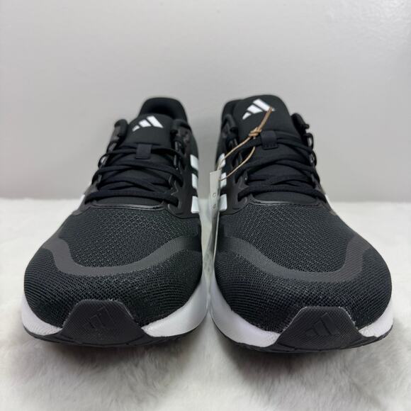 ADIDAS MENS RUNFALCON 5 RUNNING SHOES - BLACK - SIZE 12 NWB - Picture 3 of 11